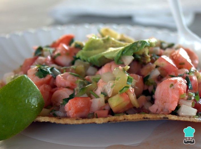 Ceviche Camarón Estílo Sinaloa